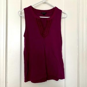 Banana Republic Purple Sleeveless Shirt